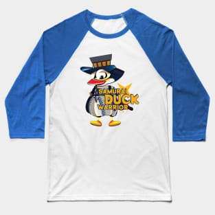 Samurai Duck Warrior Baseball T-Shirt